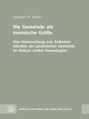 cover image of Die Gemeinde als kosmische Größe